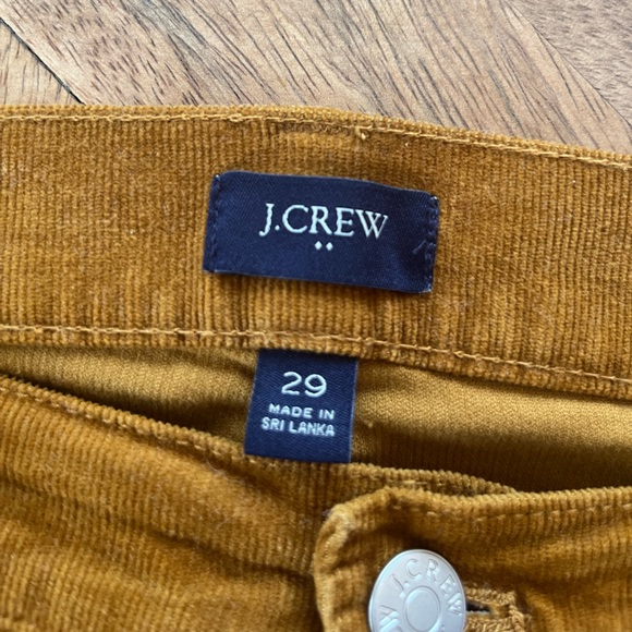 J Crew Vintage slim-straight corduroy pant in mustard - Picture 6 of 8
